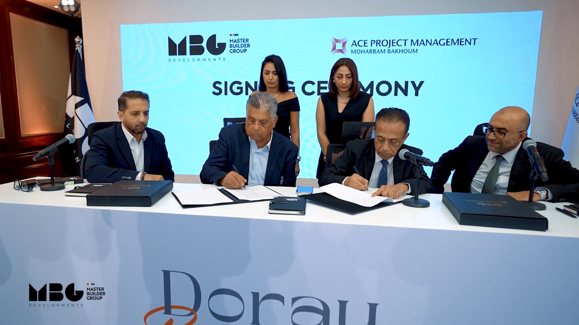 ACE Project Management Moharram Bakhoum Signing Ceremony for Doray Bay Ras El Bar